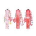 Brillo Labial Transparente con Colgante Pulsera