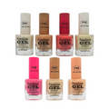 Esmalte Efecto Gel Colores Lácteos