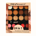 Sombras 22 Colores Opacas y Glitter