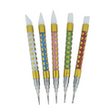 Set De Pinceles para Dotting con Brocha Silicona
