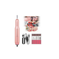 Torno para uñas Eléctrico Usb + Kit De Fresas